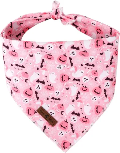 Vista 12 de Lionet Paws Bandana para Perro de Algodón Lavable Pañuelo Bufanda Bandana Triangular para Perros Pequeños Medianos y Grandes Cuadrícula Negra