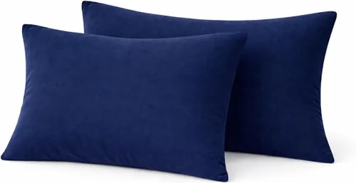 Vista 20 de COTTON STICH Juego de 2 fundas de almohada para niños pequeños, mini fundas de almohada de algodón de 600 hilos, fundas de almohada suaves y ligeras