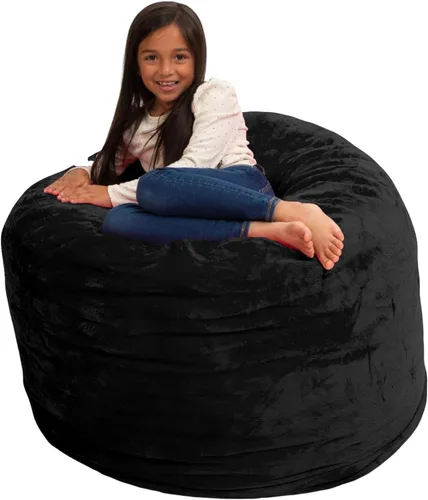 Vista 56 de ULTIMATE SACK 4000 Silla Puf de 4 Pies, Funda de Gamuza Burdeos – Tumbona de Espuma de Gran Tamaño, Asiento de Suelo, Sofá Pequeño o Sofá Cama