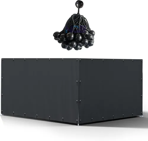 Vista 12 de NGB Funda para perrera para exteriores de 10 pies de ancho x 10 pies de largo, con múltiples cuerdas elásticas de bola, hecha de tela Oxford