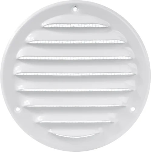 Vista 35 de Cubierta para salida de ventilación – Ventilación redonda de Soffit – Rejilla de ventilación – Cubierta de rejilla – Malla mosquitera integrada