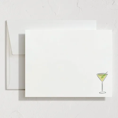 Vista 14 de Minted Little Note - Juego de 10 tarjetas de notas planas y sobres para invitaciones y mensajes de agradecimiento escritos a mano, diseño