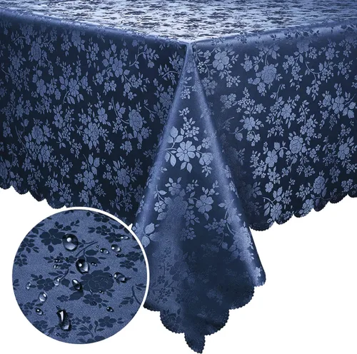 Vista 71 de Smiry Square Table Cloth, Waterproof Heavy Duty Vinyl Tablecloths, Wipeable Washable Table Cover for Kitchen and Dining Room (Baby Blue, 54" X 54")