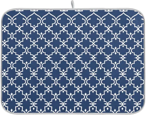 Vista 48 de Tapete de secado de platos súper absorbente, tapete de microfibra de secado rápido, 16 x 18 pulgadas, almohadilla de secado de platos de cocina
