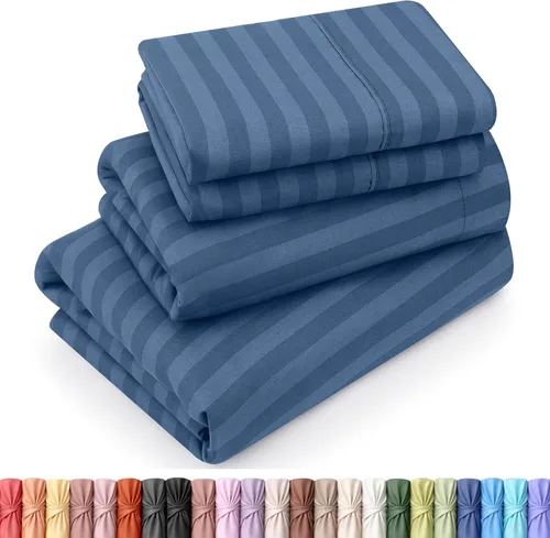 Vista 33 de Utopia Bedding - Juego de sábanas, tamaño individual, microfibra cepillada, suaves, esquinas profundas, incluye 1 encimera, 1 bajera y 1 funda (gris)