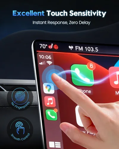 Vista 6 de Autorder Ajuste personalizado para protector de pantalla 2013-2024 2025 2026 Dodge Ram 1500 2500 3500 Accesorios vidrio templado pantalla