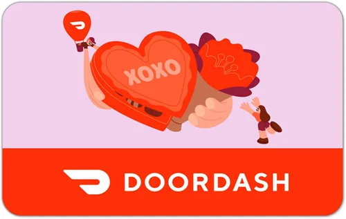 Vista 4 de Tarjetas de regalo de DoorDash. - Envío por correo electrónico.