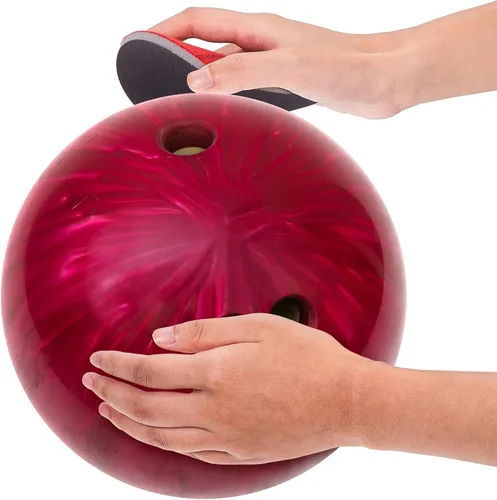 Vista 6 de Maitys Kit de limpieza de bolas de boliche, kit de limpieza de bolas de bolos, 6 piezas (rojo, 500, 1000, grano 2000)