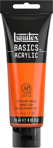 Vista 122 de Liquitex BASICS Pintura Acrílica, Tubo de 250ml (8.5 oz), Azul Ftalocianina