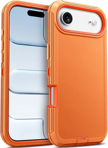 Vista 89 de Jelanry Funda para iPhone 15 5G de alta resistencia, protección resistente Negro
