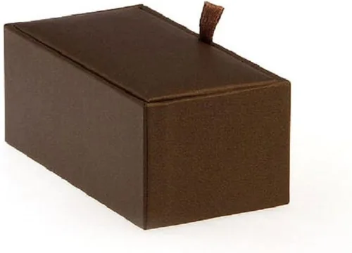 Vista 5 de MRCUFF Par de gemelos de bloque de construcción en una caja de regalo de presentación y paño de pulido