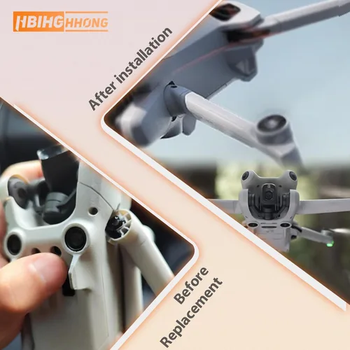 Vista 5 de Reemplazo del eje del brazo delantero para DJI mini 4 pro/Mini 3 bisagras de brazo delantero eje de brazo para DJI mini 4 Pro Drone Accesorios