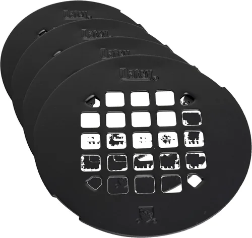 Vista 9 de Oatey 42360 Colador de ducha redondo universal de 4-1/4 pulgadas Snap-Tite en oro cepillado