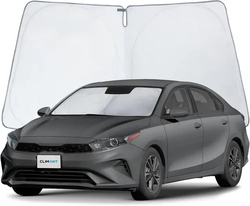 Vista 11 de CLIM ART Parasol para parabrisas para BMW X3 2018-2024, parasol plegable de ajuste personalizado, protector solar del vehículo, cubierta
