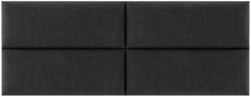 Vista 284 de Vänt - Paneles tapizados de cabecera para montar en la pared, diseño Isabelle, 60 x 23 pulgadas, configuración de 4 paneles individuales