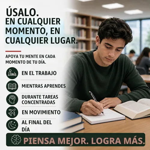 Vista 6 de Aumento de la memoria, ayuda cognitiva, salud cerebral (60 pestañas/paquete de 1)