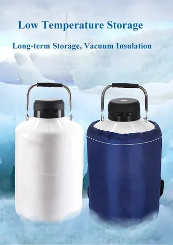 Vista 2 de CGOLDENWALL Tanque criogénico del nitrógeno líquido del tanque Ln2 del envase 16L