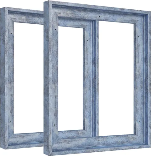 Vista 9 de FOLKOR Floating Frame for 8x10 Inch Canvas Painting with 0.6-0.8" Deep, 2 Pack Canvas Floater Frame Living Room Decor, Wall Art frame for Prints Oil