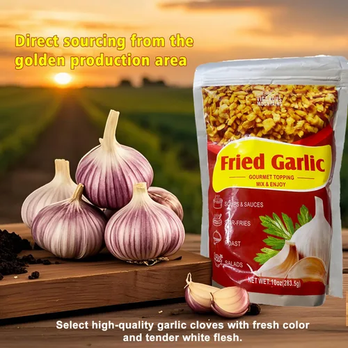 Vista 3 de VIGOROUS MOUNTAINS Ajo Frito Crujiente 10 Oz