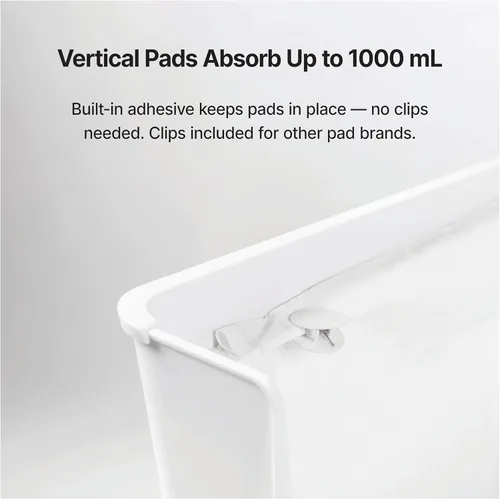 Vista 5 de DoggyBathroom - Orinal para perros de interior con paredes altas y entrada baja para perros pequeños, soporte vertical, protector contra Negro