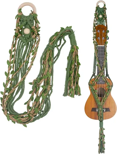 Vista 7 de Soporte de montaje en pared para ukelele para ukelele soprano, kit alternativo