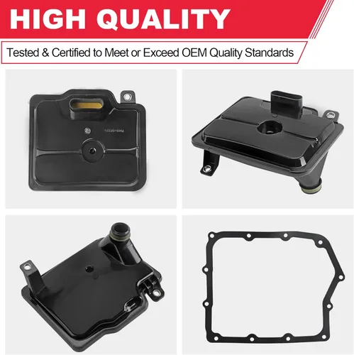 Vista 3 de Filtro de transmisión automática 62TE con kit de juntas para Dodge Grand Caravan Avenger Ram ProMaster Chrysler Town & Country 200 Reemplazos #