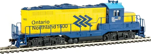 Vista 2 de Walthers Trainline HO - Modelo de tren a escala, Emd Gp9m Ontario Northland 5m Gris cable de red