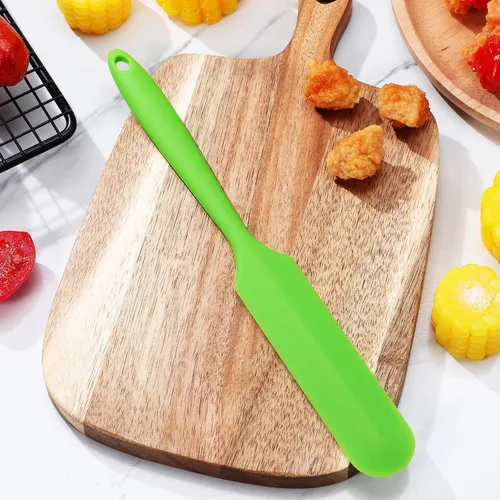 Vista 5 de SEWACC Thick Food-grade Silicone Jar Spatula Dual-sided Scraper for Baking Mixing Sourdough Heat-resistant Kitchen Tool for Cooking and Salad