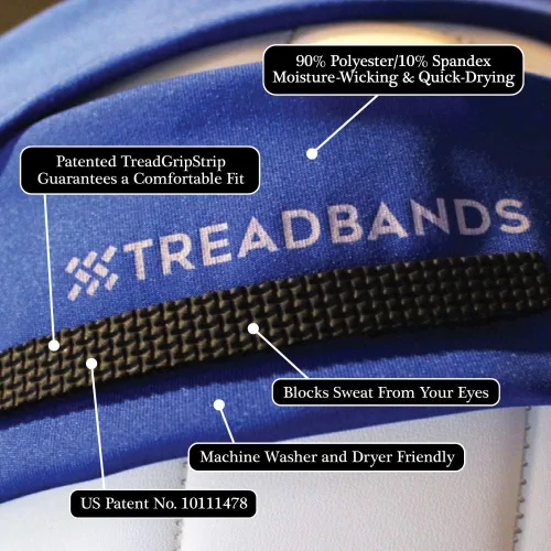 Vista 4 de TREAD BANDS - Bandana antideslizante, todo terreno, se puede atar, TreadBands, diseños.