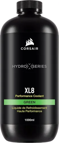 Vista 8 de CORSAIR Hydro X Series, XL8, Refrigerante de Alto Rendimiento, 1L, Transparente