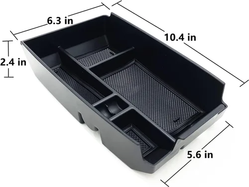 Vista 3 de JOJOMARK Compatible con Ford Escape 2020 2021 2022 2023 2024 2025, Bronco Sport 2021-2023 2024 2025 Accesorios Organizador de bandeja de consola