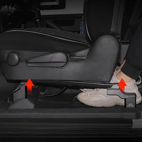 Vista 4 de Espaciadores de Asiento Delanteros para Toyota FJ Cruiser 2007-2022, Elevadores de Asiento, Kit de Inclinación Ajustable, Accesorios Interios