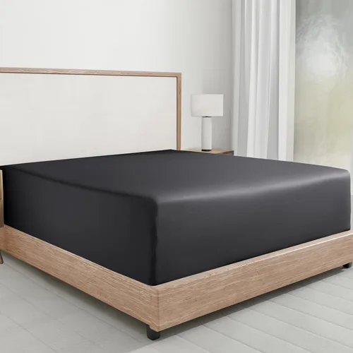 Vista 9 de California Design Den Juego de 2 sábanas bajeras de tamaño individual, de suave algodón 100%, de satén duradero, con esquinas tipo bolsillos