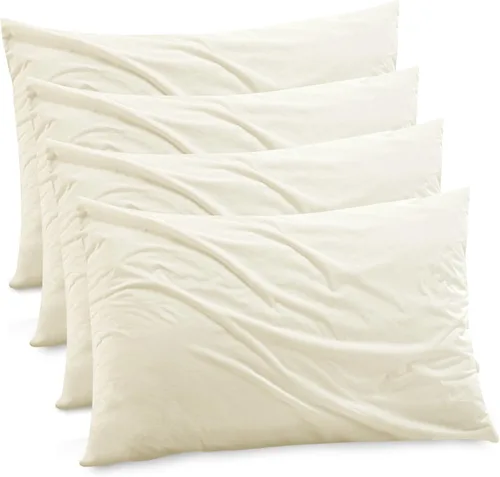 Vista 15 de Funda de almohada impermeable de bambú y rayón de Gogreen, funda de almohada transpirable, protector de almohada refrescante con cremallera, funda