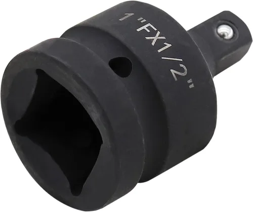 Vista 2 de Adaptador de enchufe de impacto y reductor de 1 pulgada F a 1/2 pulgada M, convertidor de acero al molibdeno cromado para construcción de automóviles