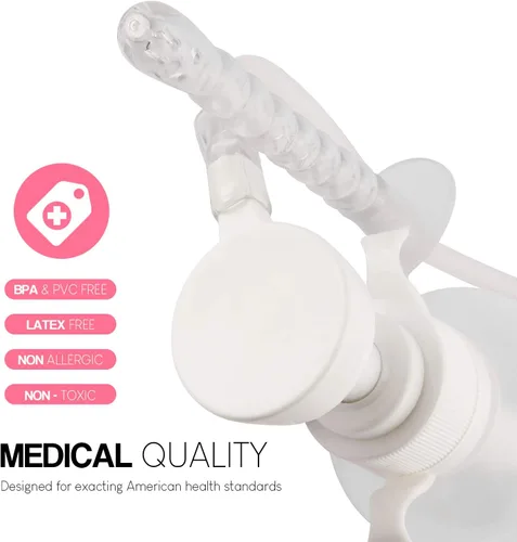 Vista 5 de Douper Sistema de limpieza vaginal reutilizable - Excelente limpiador y ducha para mujeres, manténgase limpio con capacidad de 10.1 fl oz