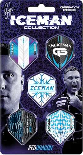 RED DRAGON Dart Flight Collections 5 juegos por paquete (15 vuelos en total)