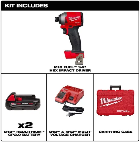Vista 2 de Kit CP de destornillador de impacto hexagonal M18 Fuel 14IN