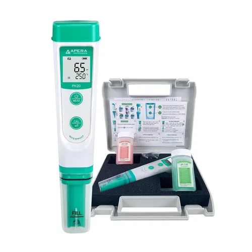 Vista 2 de APERA INSTRUMENTS Kit de probador de pH AI209 + solución de almacenamiento 3M KCL para electrodos de pH