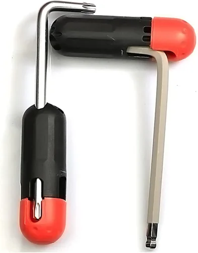 Vista 5 de skrnrhrery Barra de extensión de llave hexagonal, 6 piezas llave hexagonal interna manual mango auxiliar extensión de soporte de broca adaptar