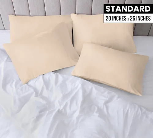 Vista 2 de Utopia Bedding - Juego de 4 fundas de almohada tamaño estándar, con cierre de sobre, tela de microfibra cepillada suave, resistentes al encogimiento