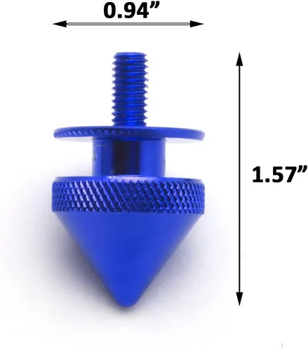 Vista 2 de Xotic Tech Spike JDM Style - Parachoques para maletero de automóvil, tapas de escotilla de liberación rápida, ajuste universal (azul)
