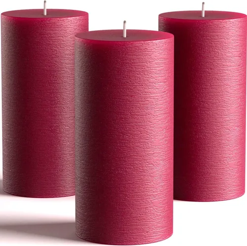 Vista 39 de Melt Candle - Velas de pilar, paquete de 3, velas sin perfume para el hogar, iglesia, bodas y más, 3 x 3 pulgadas, marfil