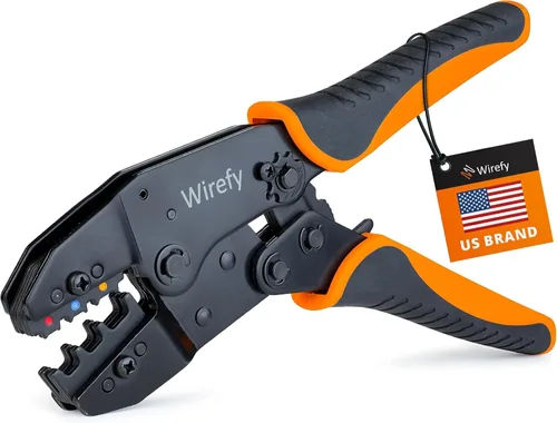 Vista 20 de Wirefy Matriz de Crimpado de Conector de Empalme Termorretráctil 22-8 AWG Matriz de Repuesto para Herramienta de Crimpado de Trinquete Wirefy
