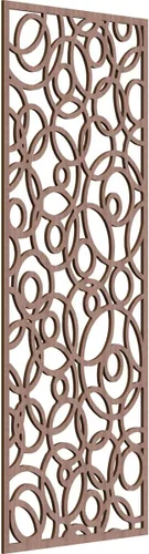 Vista 25 de 9 3/8 pulgadas de ancho x 24 3/8 pulgadas de alto x 1/4 pulgadas de alto, paneles de pared de madera con calado, roble rojo