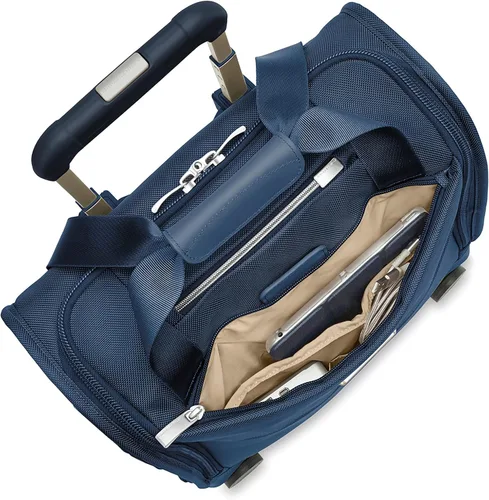 Vista 8 de Briggs & Riley Spinner, Azul Marino, 16-inch Baseline Cabin Bag, Cabina giratoria