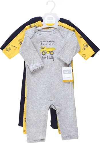 Vista 2 de Hudson Baby baby-girls Cotton Coveralls