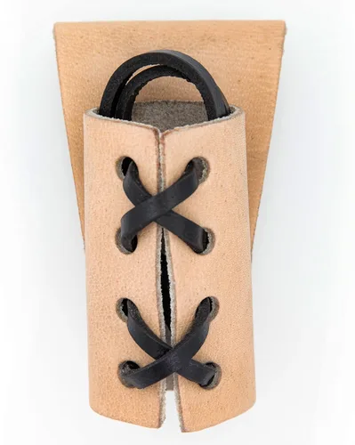 Vista 18 de Armory Replicas™ - Funda de daga de cuero genuino - Rana espada ajustable de inspiración medieval para armas pequeñas
