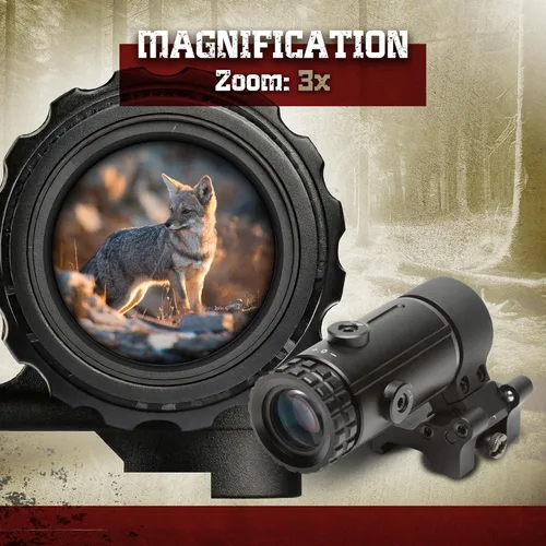 Vista 3 de Sightmark Lupa LQD con montaje giratorio lateral