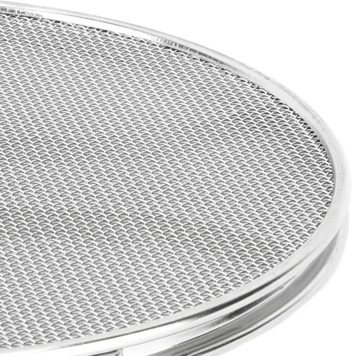 Vista 8 de Pssopp Pantalla de salpicaduras de malla fina para freidora de aire, protector de salpicaduras de acero inoxidable desmontable para accesorios